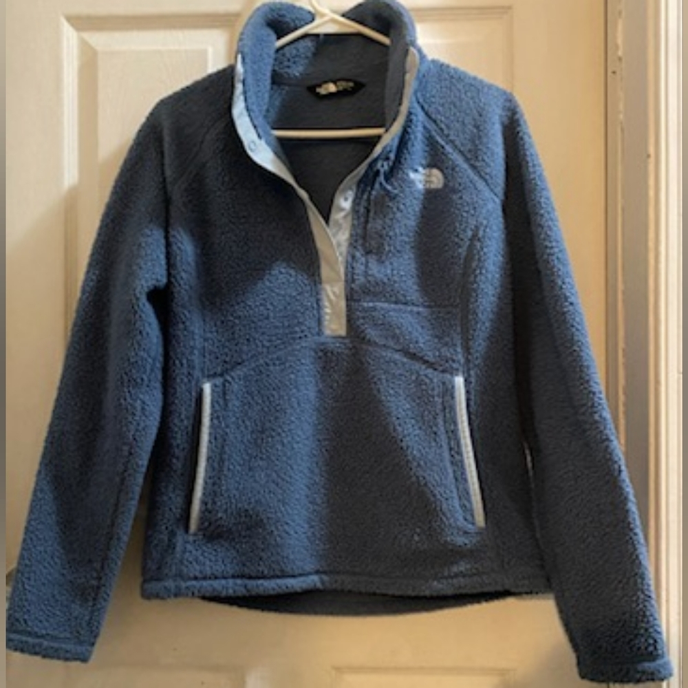 The North Face Sherpa Quarter Button Pullover Fluffy Fleece